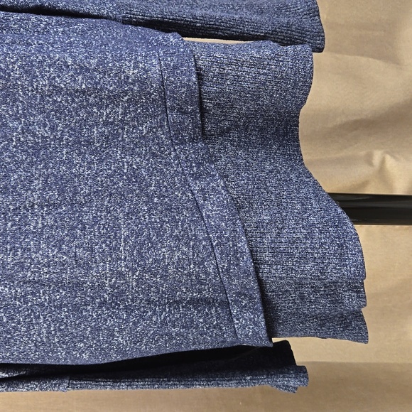 Long Tall Sally blue asymmetrical long sleeve lightweight sweater, size medium - Picture 2 of 10